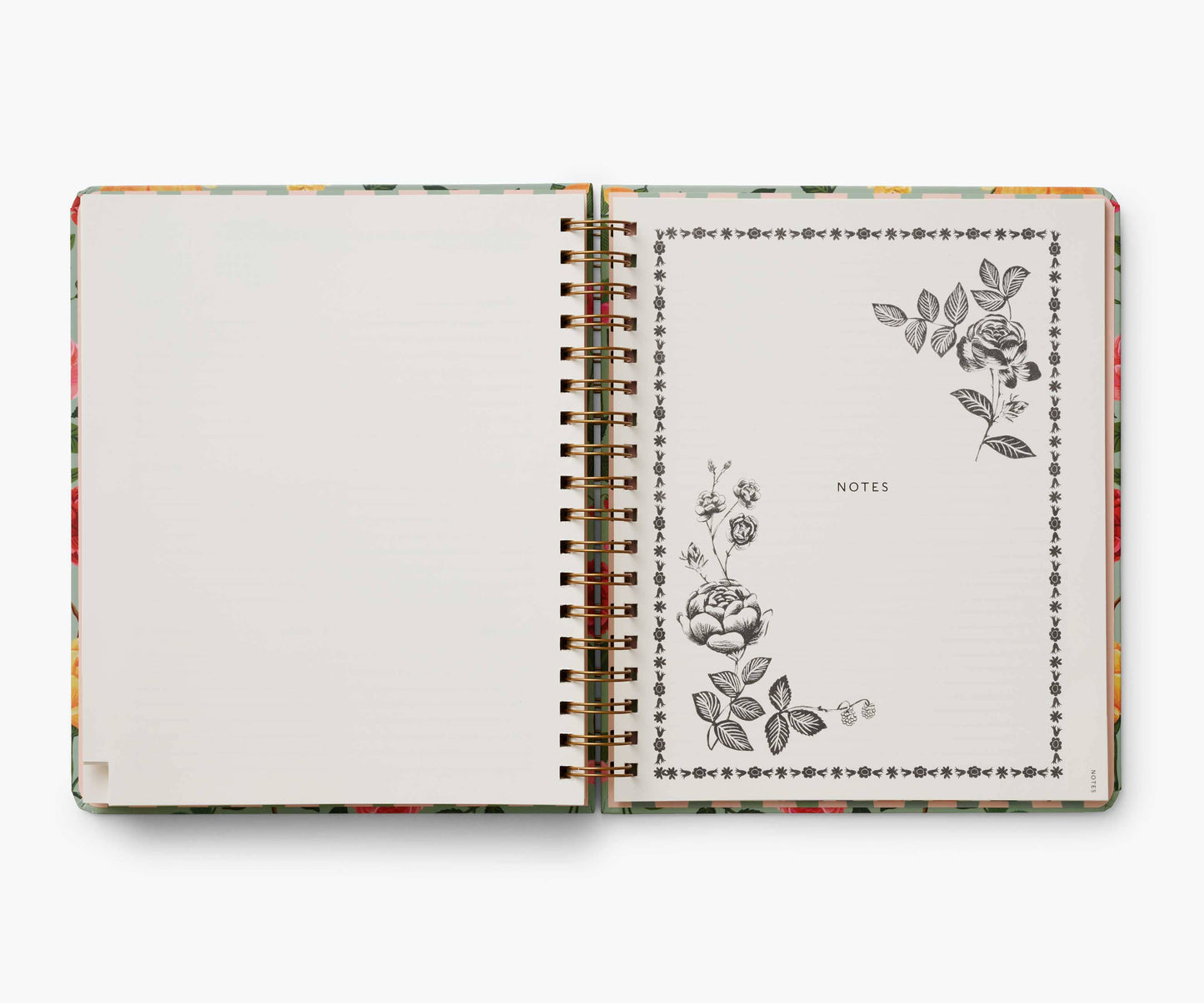 2025 Roses 17-Month Hardcover Spiral Planner | Rifle Paper Co.