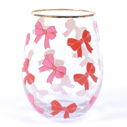 Bows Stemless Wine Glass