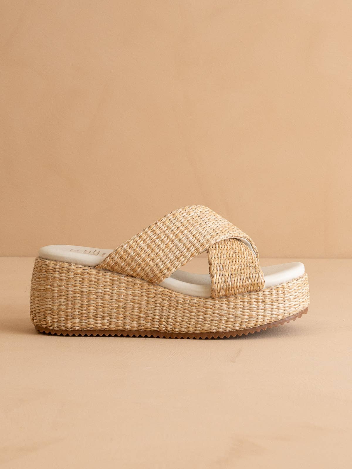 Raffia Platform Summer Sandal