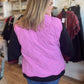 “Snow Bunny” Plus Size Pink Scalloped Vest