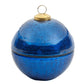 "Della Robbia" Royal Blue Glass Ornament Candle