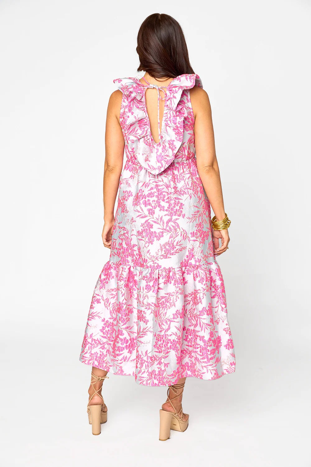 "Magical Moments" Jacquard Midi Dress