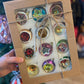 Boxed Set of 12 Vintage Ornaments