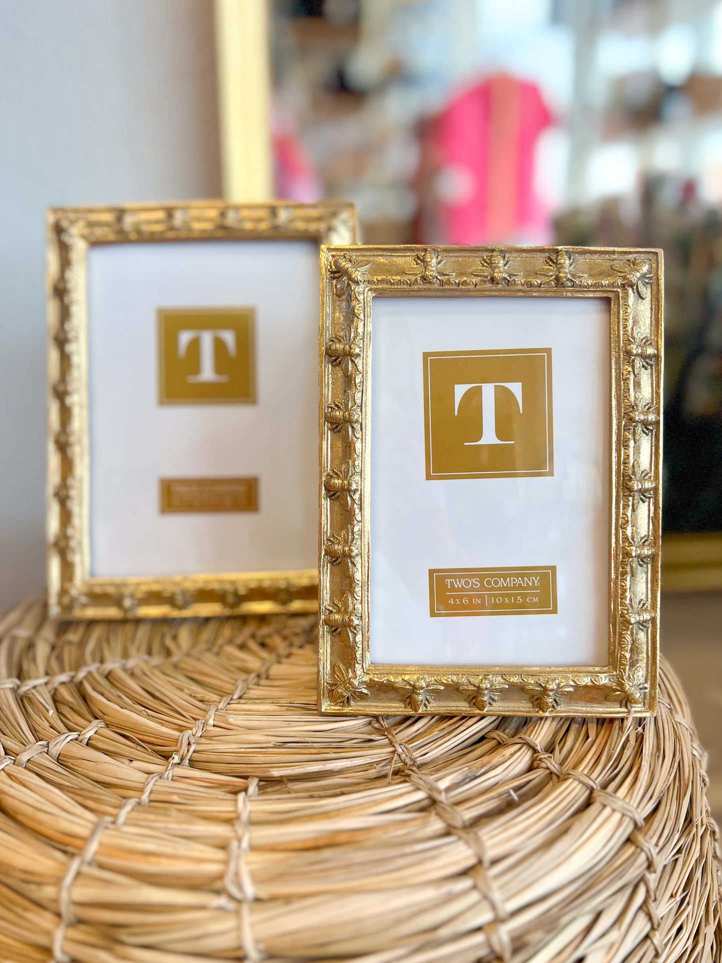 Golden Bee Photo Frame