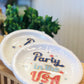 Party in the USA Paper Plate