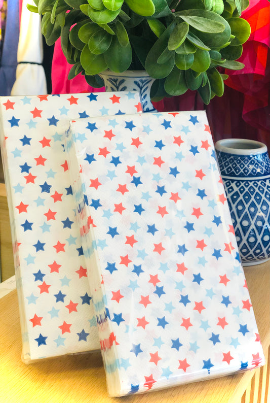 Scattered Stars Paper Guest Towel Napkin