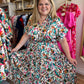 "Kindness like Confetti" Multicolor Tiered Dress