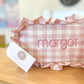 Pink Gingham Ruffle Tote