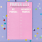 Prayer List Notepad