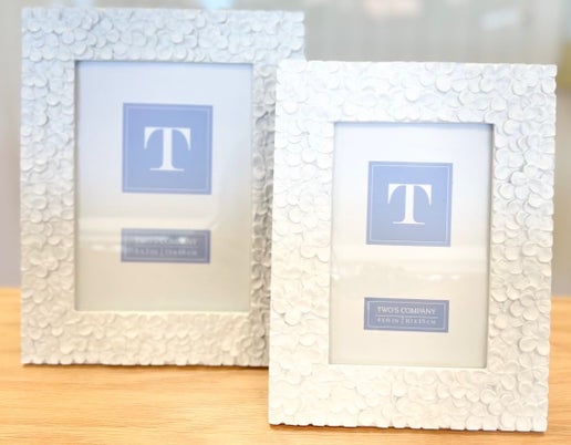 White Hydrangea Frame