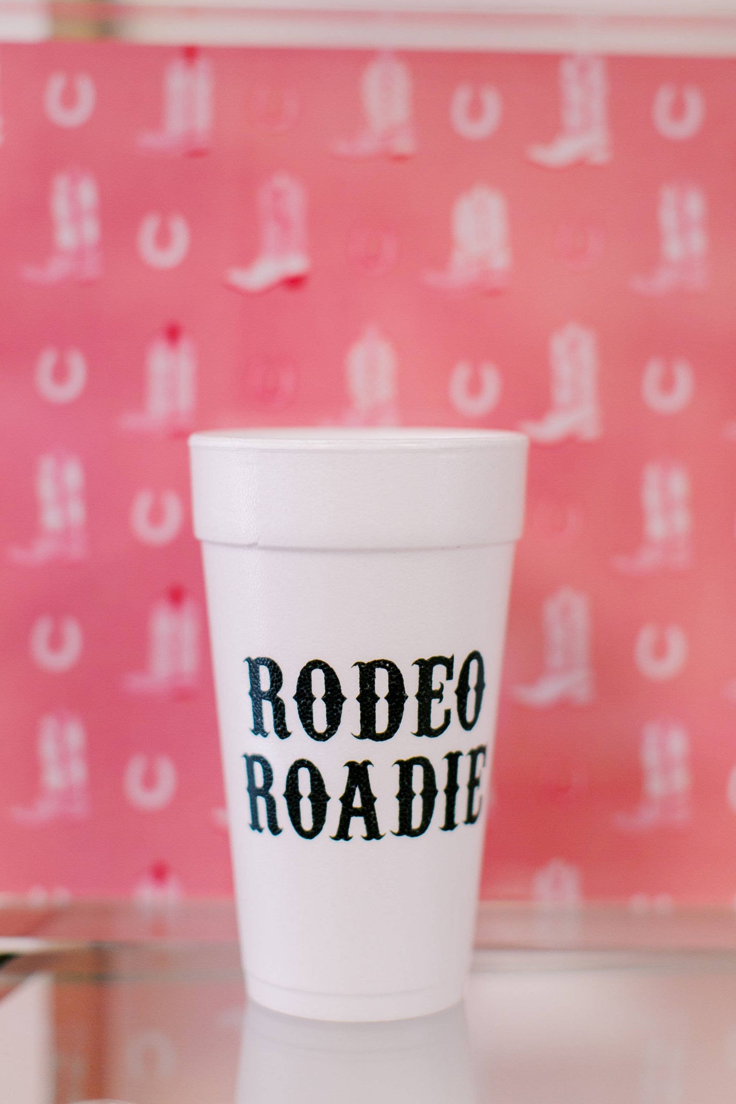 "Rodeo Roadie" Foam Cups