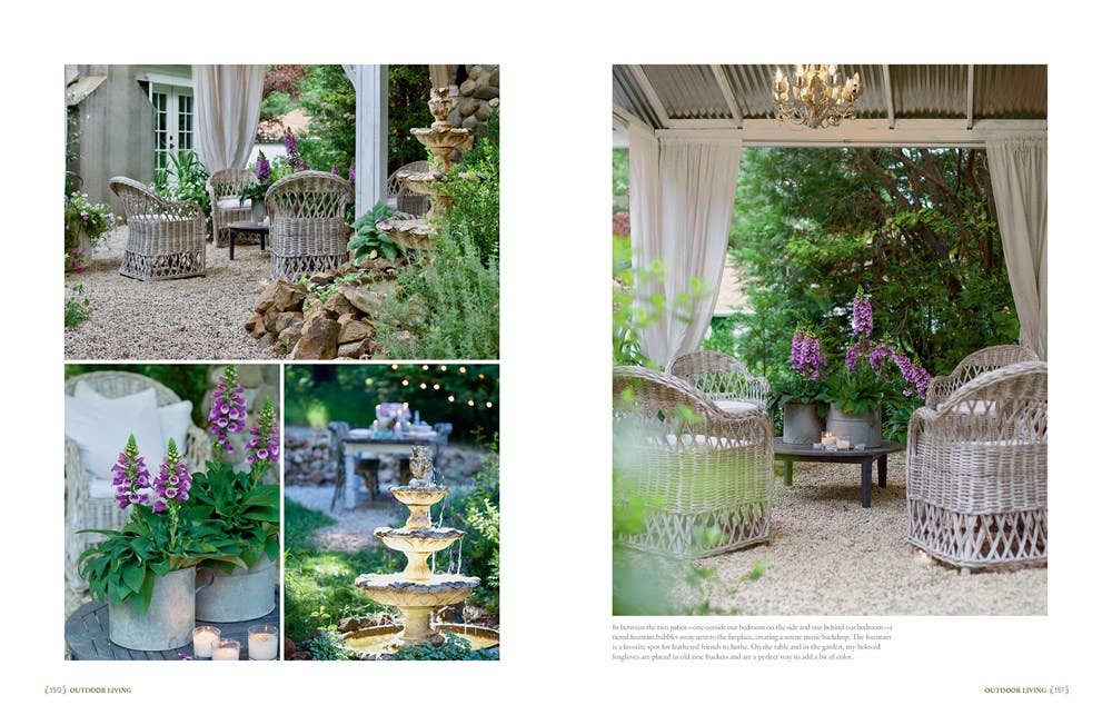 French Country Cottage Coffee Table Book