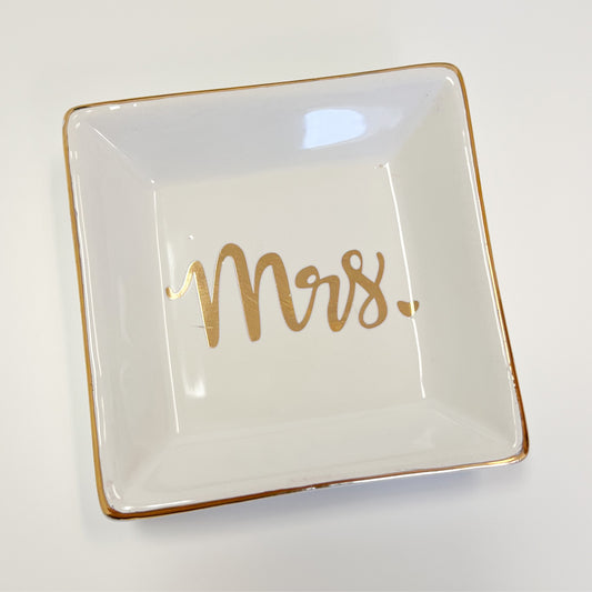 "Mrs." Trinket Dish